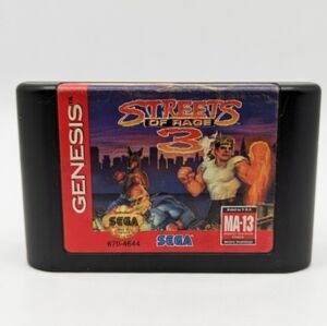 Streets Of Rage 3 🔥 Sega Genesis 🕹 Vintage Video Game